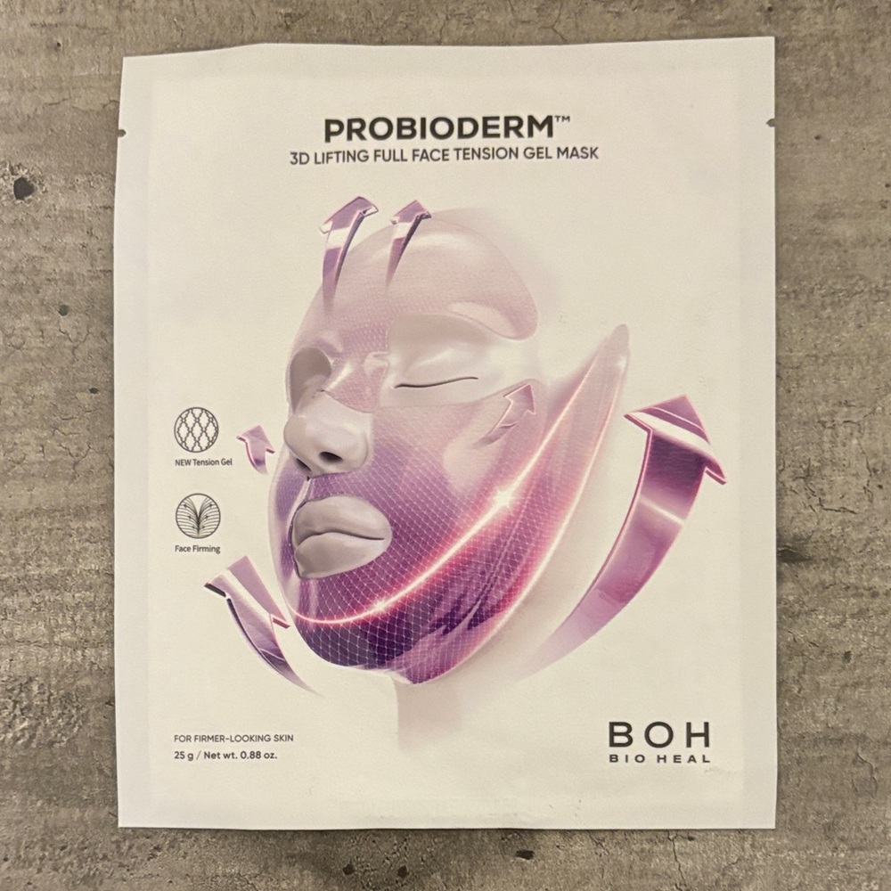 New BOH Probioderm 3D Lifting and Firming Gel Mask